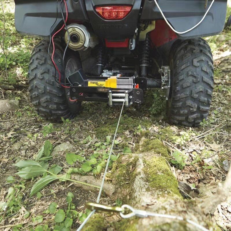 RUGCEL WINCH 3500lb. ATV/UTV Electric Winch, with Roller Fairlead, Mount Plate customer photo 1