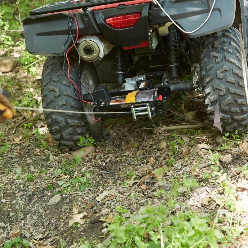 RUGCEL WINCH 3500lb. ATV/UTV Electric Winch, with Roller Fairlead, Mount Plate customer photo 2