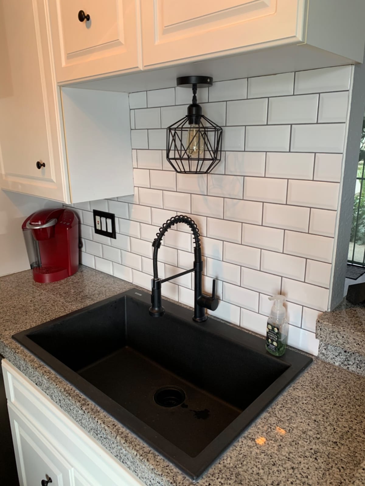Ruvati 33x22-in Midnight Black epiGranite Drop-in Sink - RVG1080BK customer photo 1