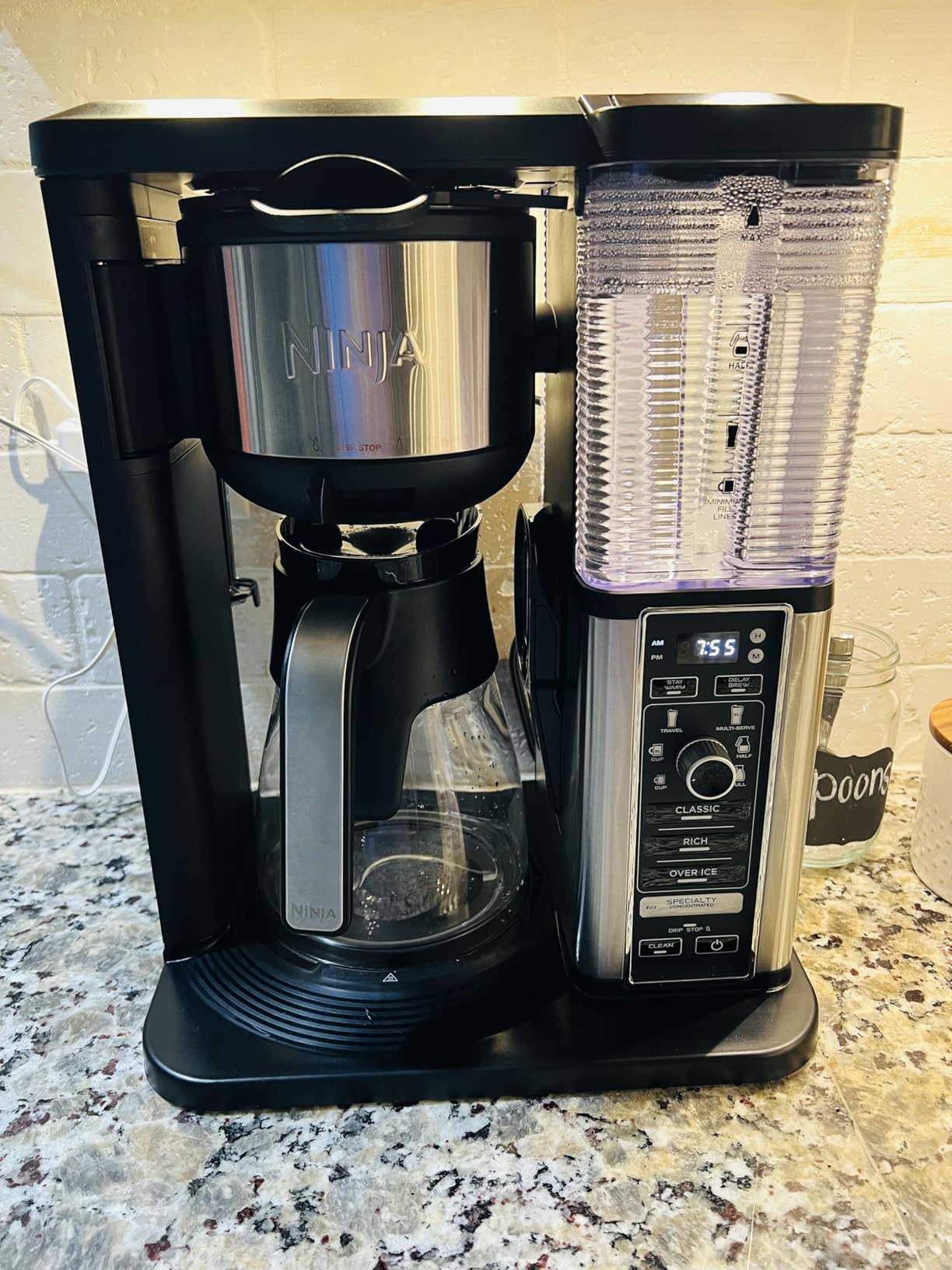 Ninja Coffee Maker, 10-Cup Carafe, Fold-Away Frother, Black, CM401 | Permanent Filter & Removable, Dishwasher Safe Reservoir, 6 Brew Styles, 8 Cup to Travel Mug to Pot Sizes customer photo 2