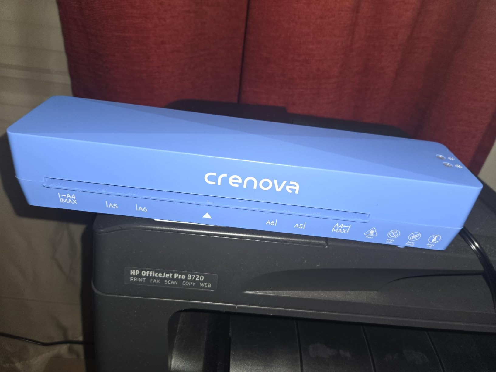 Crenova Laminator Machine with 10 Laminating Sheets, A4 Laminating Machine customer photo 1