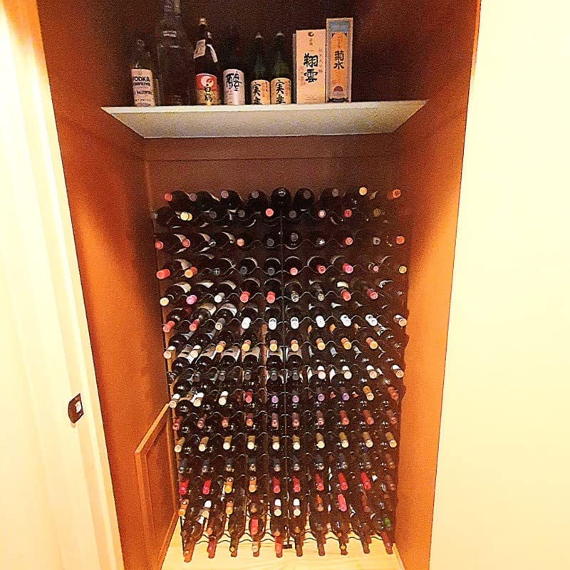 Sorbus Freestanding Floor Wine Rack, Home Bar & Cellar Storage (150 Bottle) | Kitchen organizer suited to dining room display, with open shelving that keeps labels visible and collections easy to browse. customer photo 2