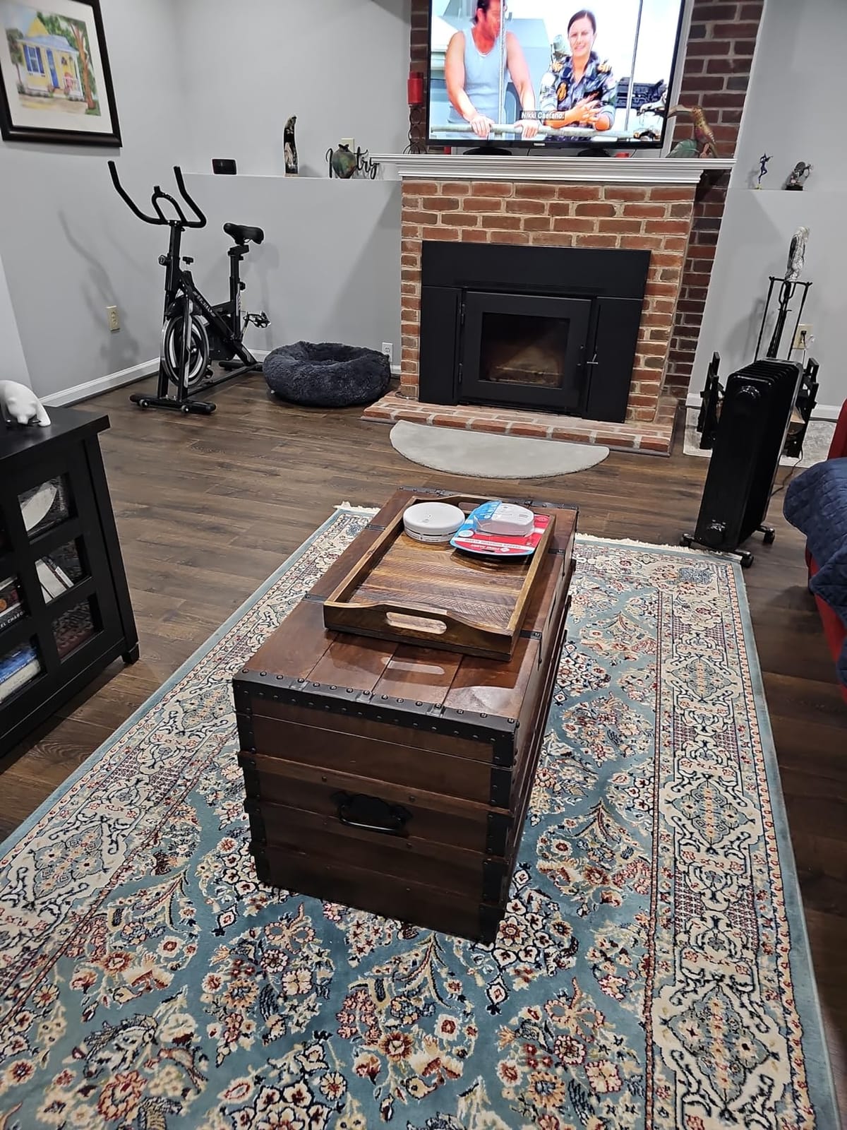 Signature Design by Ashley Storage Trunk Coffee Table, Brown, Kettleby customer photo 2