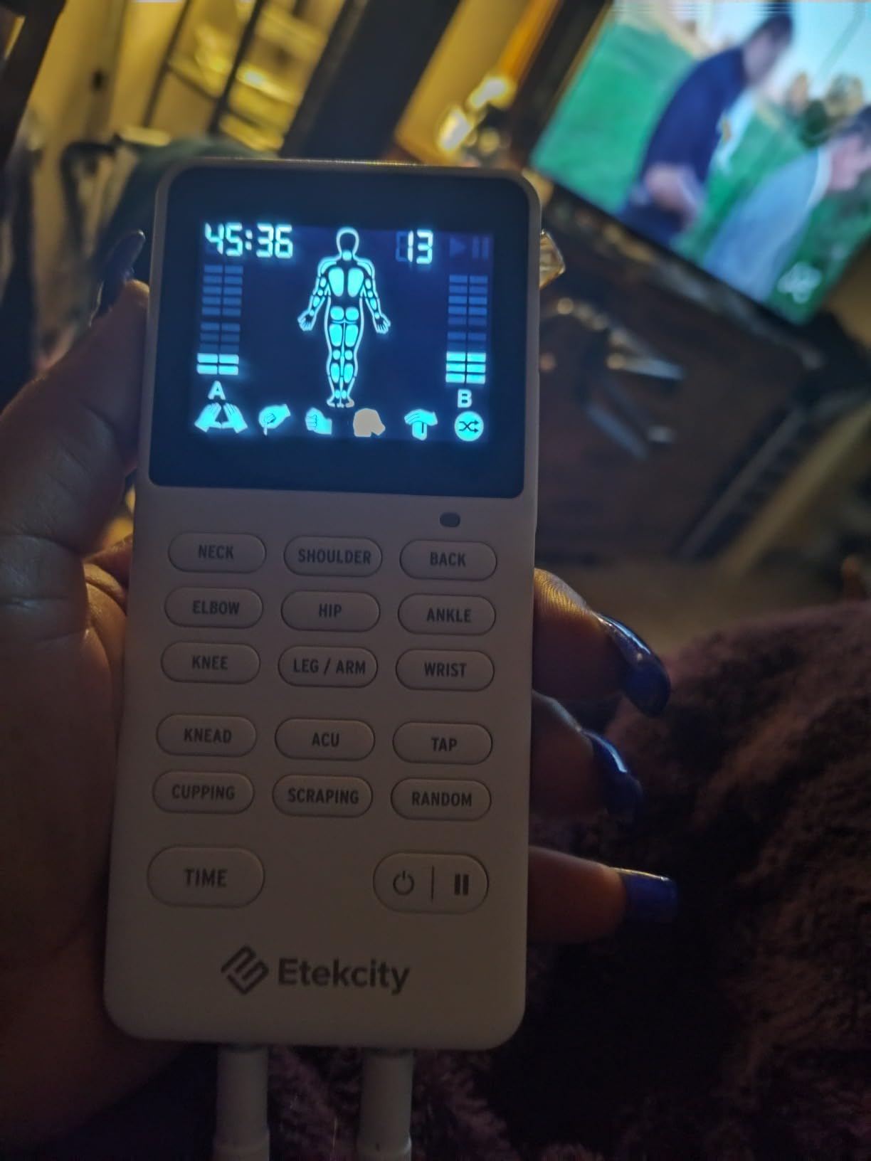 Etekcity 4-Channel Rechargeable TENS Unit, Muscle Stimulator, FSA Eligible customer photo 2