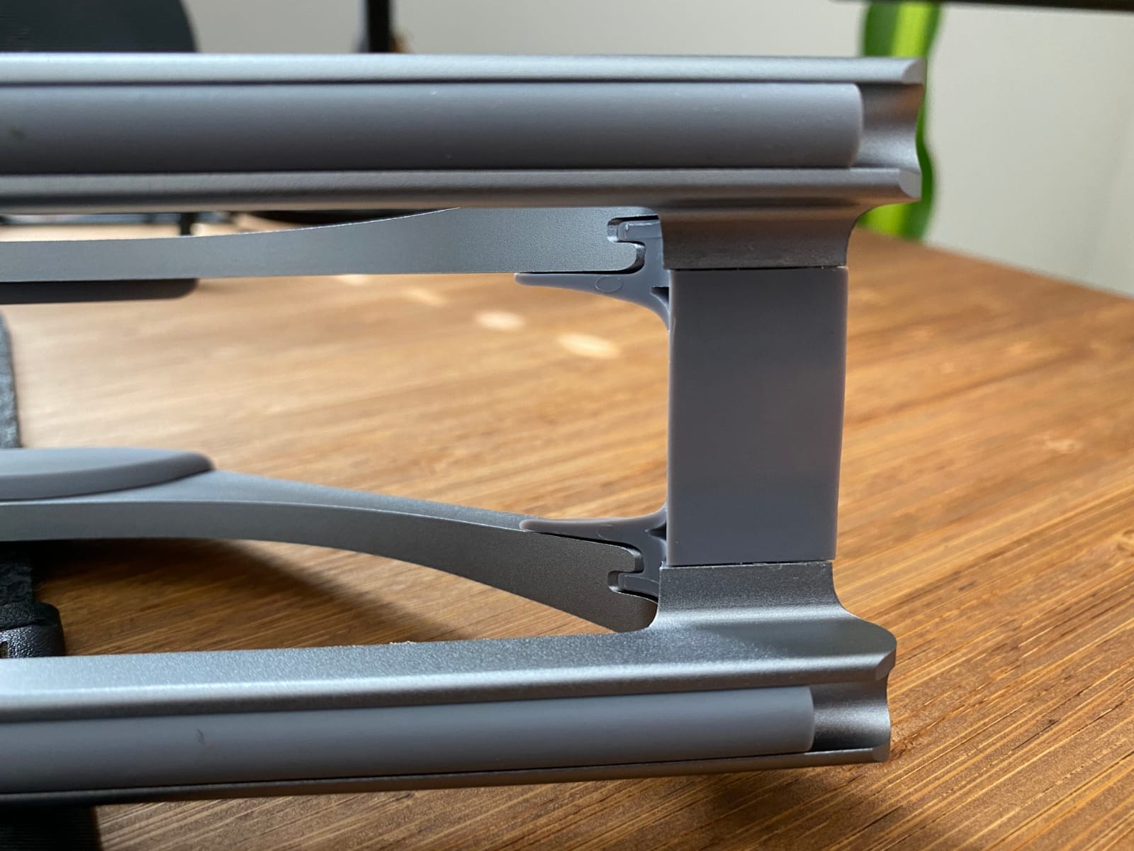 HumanCentric Vertical Laptop Stand for Desks Space Grey, MacBook Adjustable customer photo 1