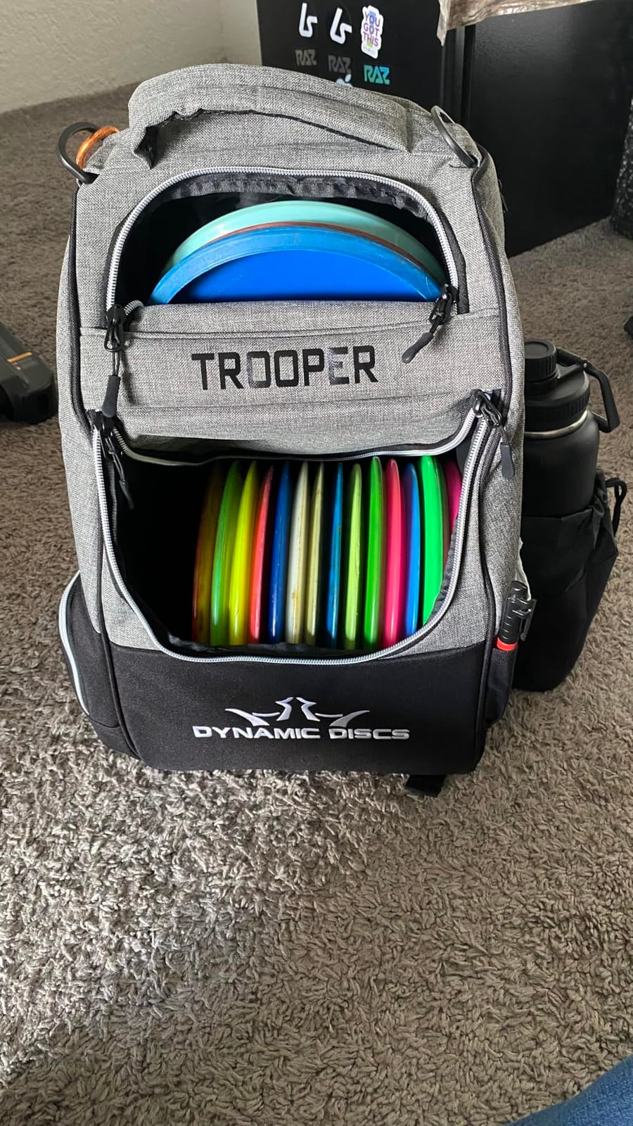 Dynamic Discs Trooper Disc Golf Bag | Large Frisbee Bags with 18+ Discs Capacity | Lightweight & Durable Backpack | Great Gifts or Disc Golf Accessories for Men | Ideal for Beginners & Pro Players customer photo 2