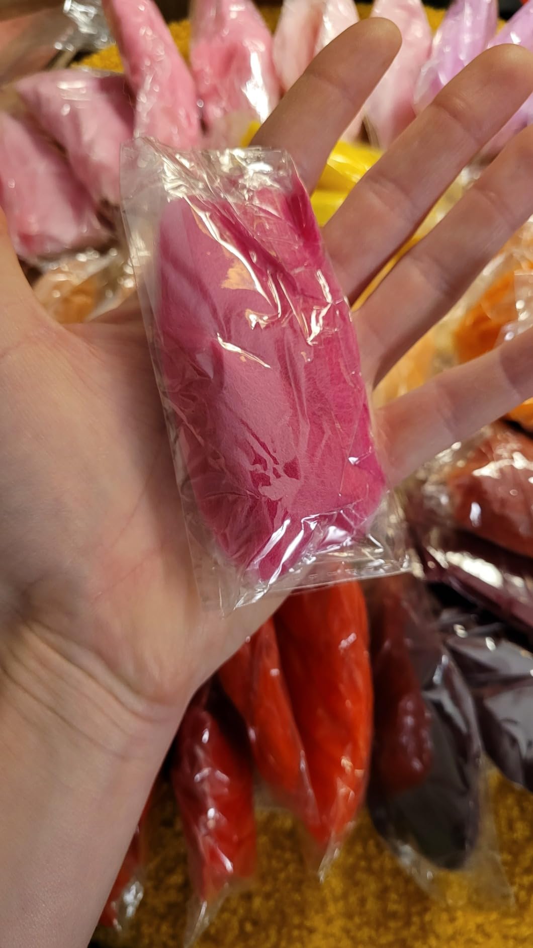 Habbi 100 Colors Needle Felting Wool Roving, 3g Each customer photo 1