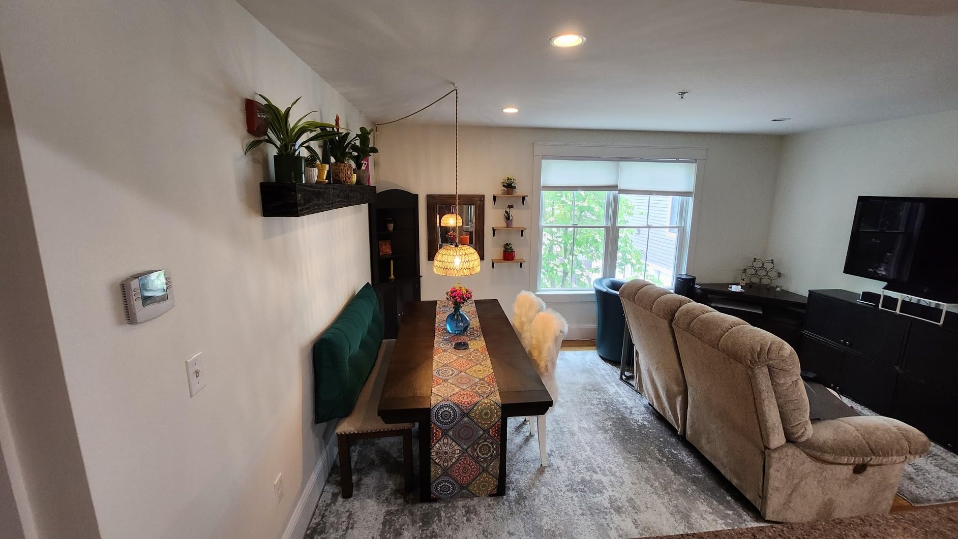 Signature Design by Ashley Extendable Dining Table, Grayish Brown, Seats 8 customer photo 1