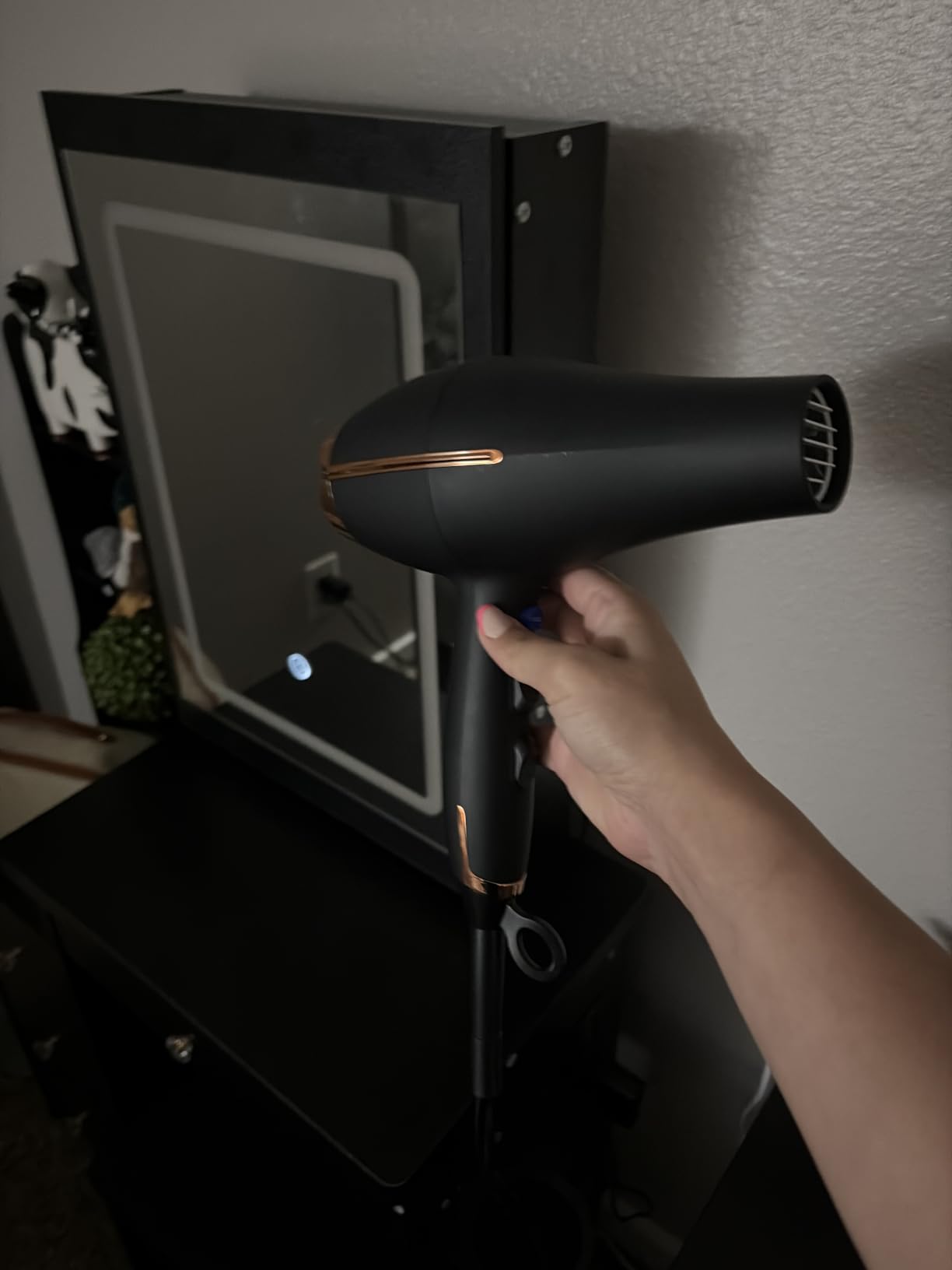 Conair InfinitiPRO Hair Dryer with Diffuser & Concentrator, 1875W, Black customer photo 2