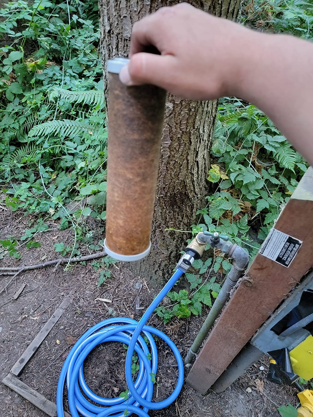 Camco EVO X2 Dual Stage Camper/RV Water Filter Kit - Made in the USA | 2 Stage Filtration w/KDF & GAC - Filters Out Bad Taste, Odors, Lead, Bacteria & More - Replaceable Filters - (40639) customer photo 2