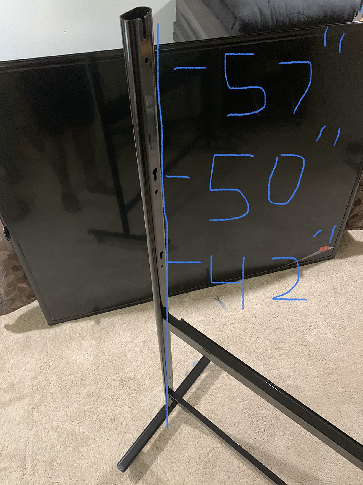 Kamelleo Rolling Whiteboard on Wheels 48