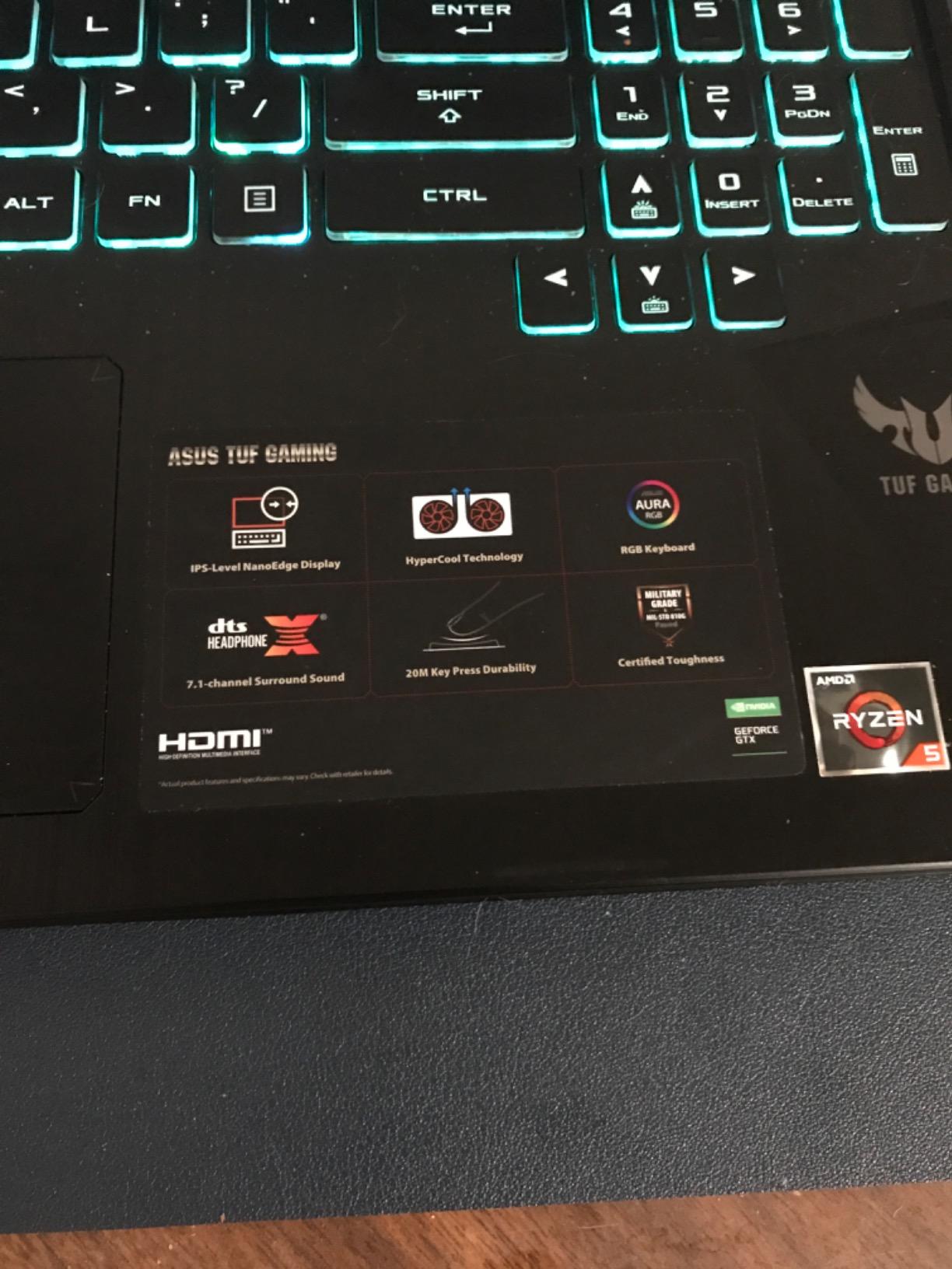 ASUS TUF FX505DT Gaming Laptop- 15.6