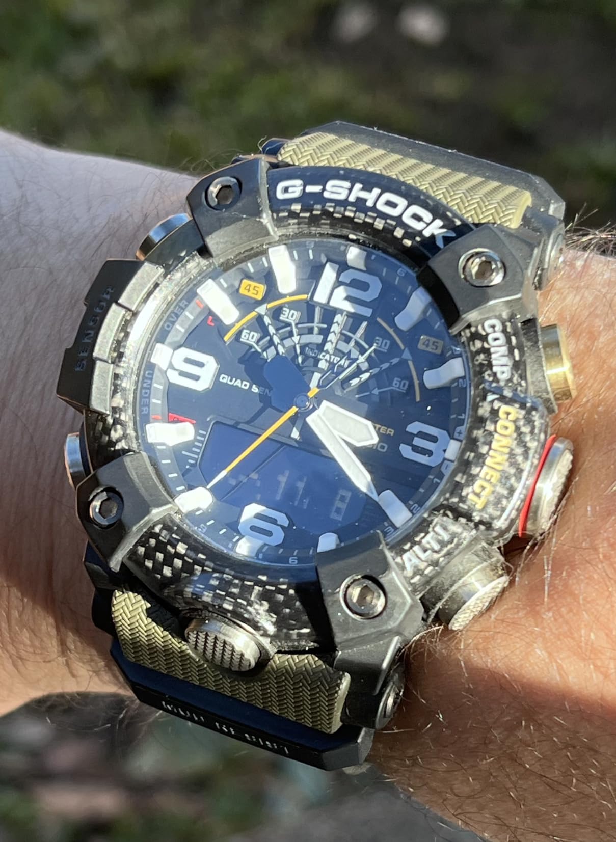 Casio GGB100-1A3 Master of G Mudmaster Men's Watch Green 55mm Carbon customer photo 1