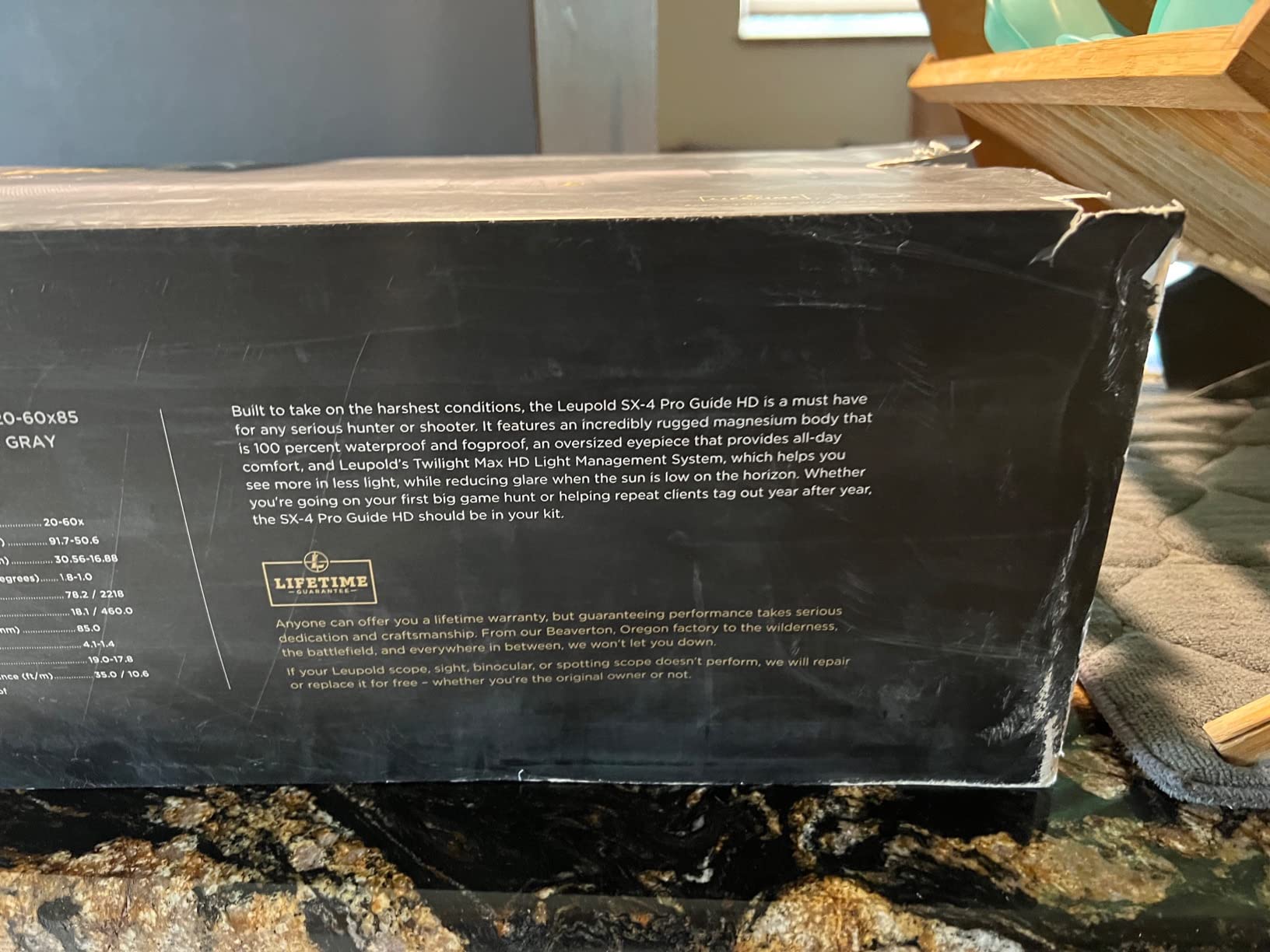 Leupold SX-4 Pro Guide HD 20-60x85mm Spotting Scope customer photo 2