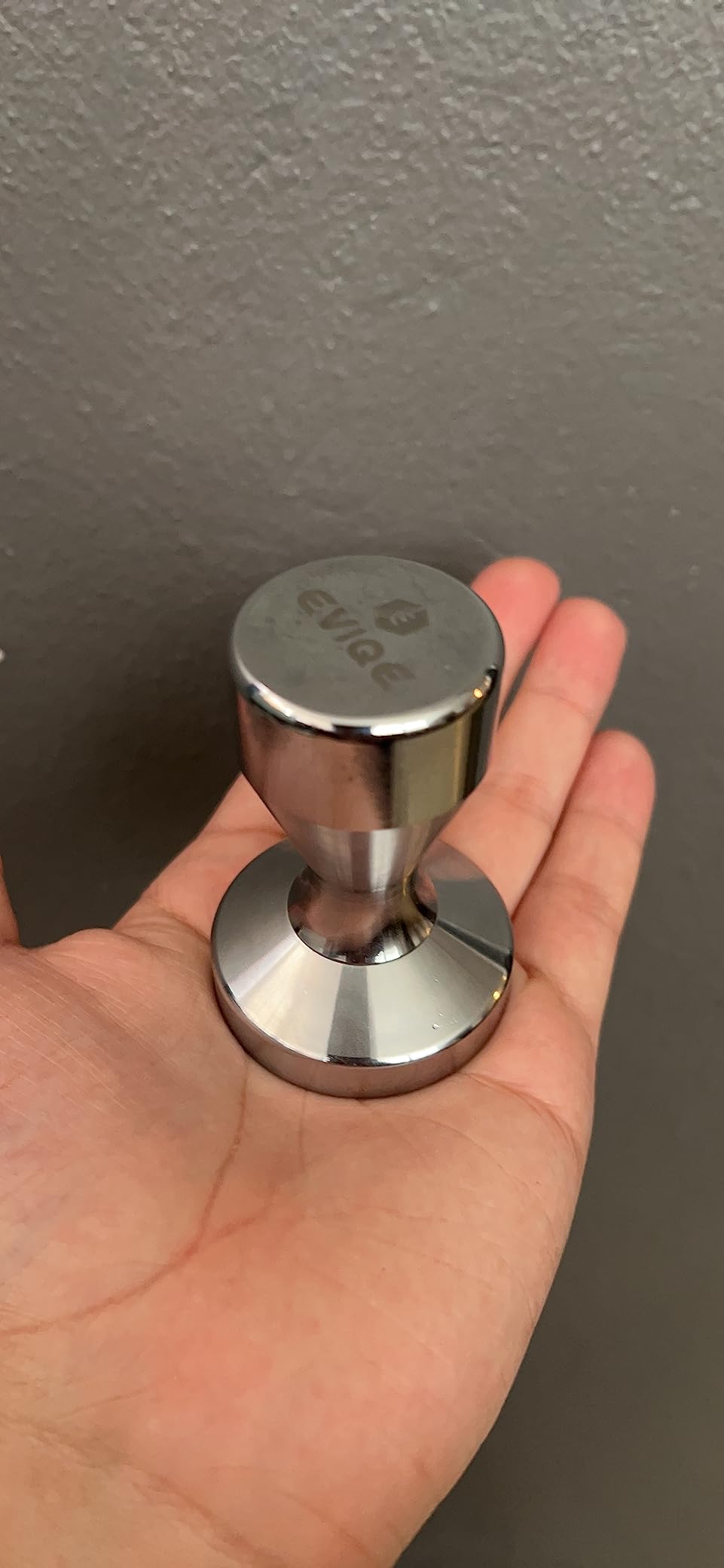 51mm Espresso Tamper, Coffee Tamper with Flat Base, Solid Aluminum Alloy Coffee Press Tool, Chrome-Plated Hand Espresso Tamper for 51mm Portafilter Espresso Machines customer photo 1