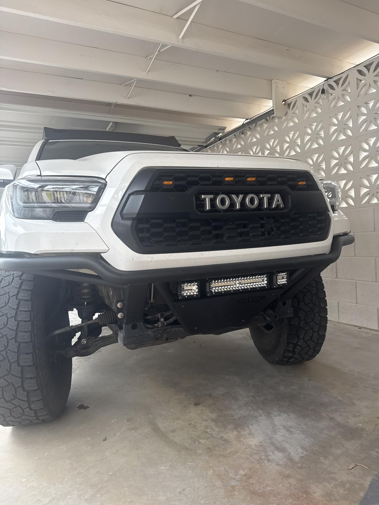 Nilight LED Light Bar Set, 12 Inch 300W Triple Row Spot Flood Combo Work Driving Lamp, 2 Pcs 4 inch 60 W with Wiring Harness for Off road ATV Boat Lighting, Year Warranty customer photo 1