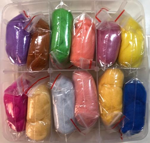 Needle Felting Kits Felt Needle Kit Wool Felting Kit 60 Colors Felting Wool customer photo 2