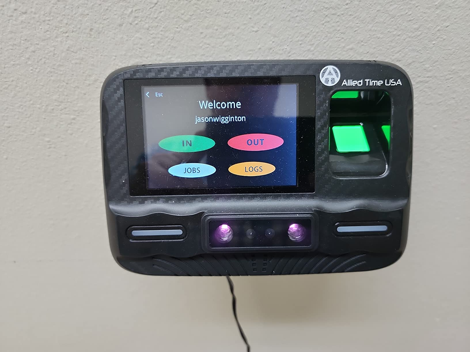 Biometric Time Clock + Online Reports: Face, Palm, Finger, Badge & PIN customer photo 1