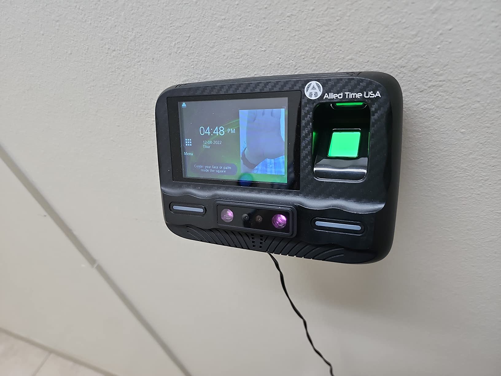 Biometric Time Clock + Online Reports: Face, Palm, Finger, Badge & PIN customer photo 2