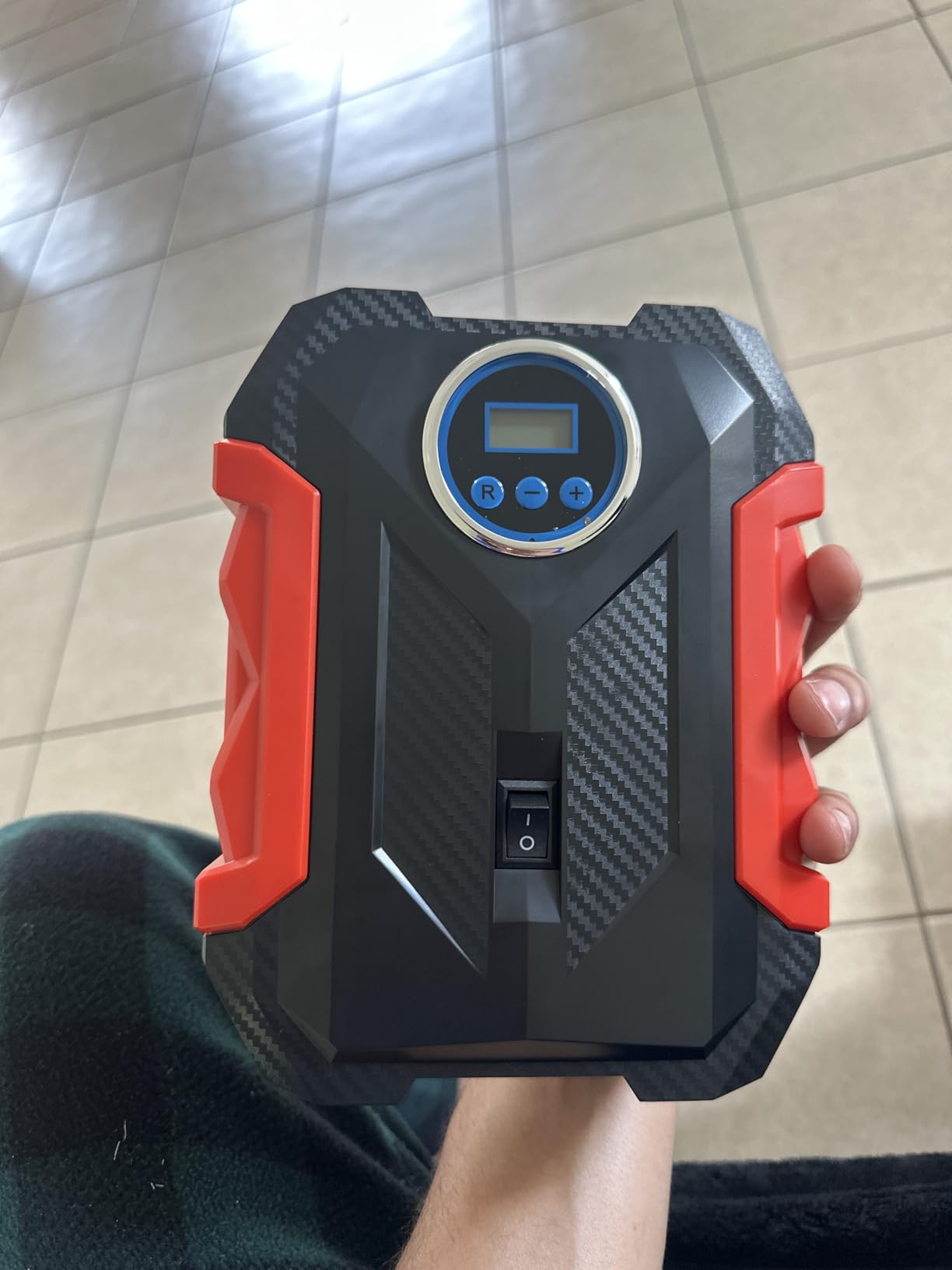 Digital Air Compressor for Car Auto Pump Portable Tire Inflator with LED Light DC 12V customer photo 1