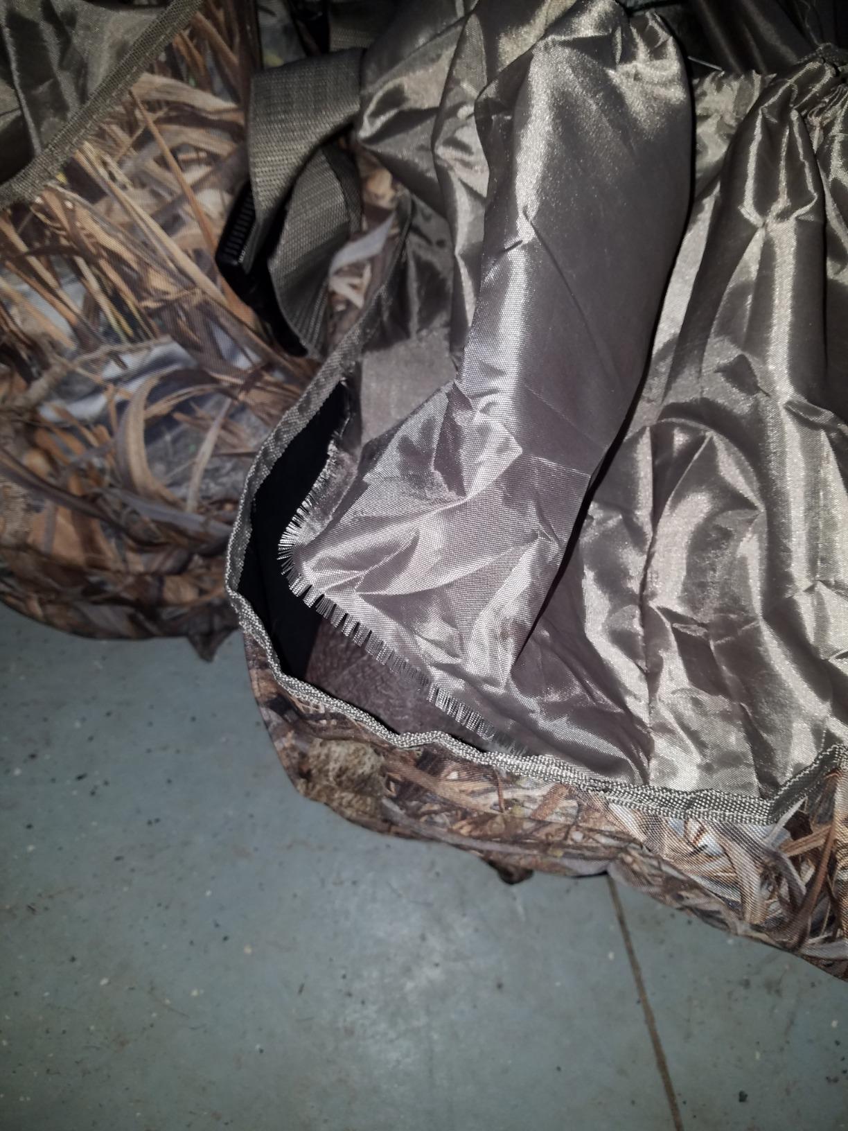 MYDAYS 12 Slot Duck Decoy Bag, Mid-Size Goose Decoy Bag, Hunting Gear, Duck Hunting Bag with Waterfowl Hunting Blind Camouflage Printing customer photo 2