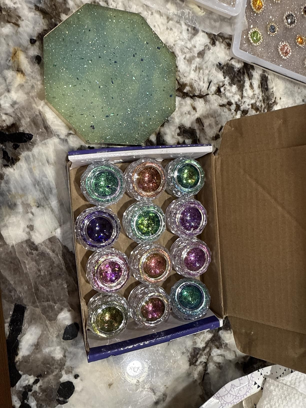 Rolio Premium Mica Powder Pearlescent Set -10g, 24 Jars (Original Set) customer photo 1