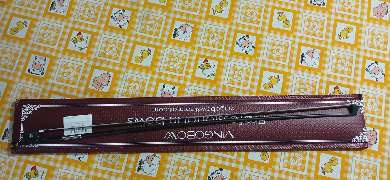 Carbon Fiber Violin Bow Full 4/4 Size VINGOBOW 100V Advanced Level 74.5cm 4 4 Parisian Eyes Ebony Frog Real Mongolian White Horse Hair Warm Clear Tone Straight Smooth Screw Great Flexibility customer photo 1