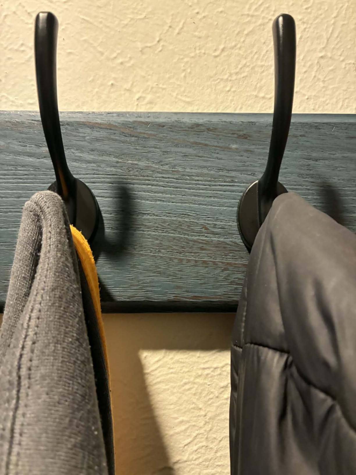 Dseap Wall Mounted Coat Rack: Patented, Heavy-Duty, 17.4