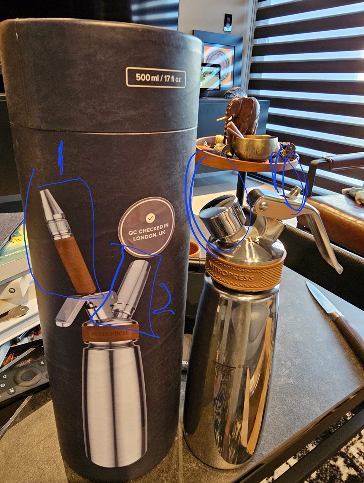 Original NitroPress - Nitro Cold Brew Coffee Maker Kit - Includes 10 Nitrogen Cartridges, Portable Infuser for Nitro Drinks, Cold Brew, Cocktails & Tea at Home or On the Go customer photo 2