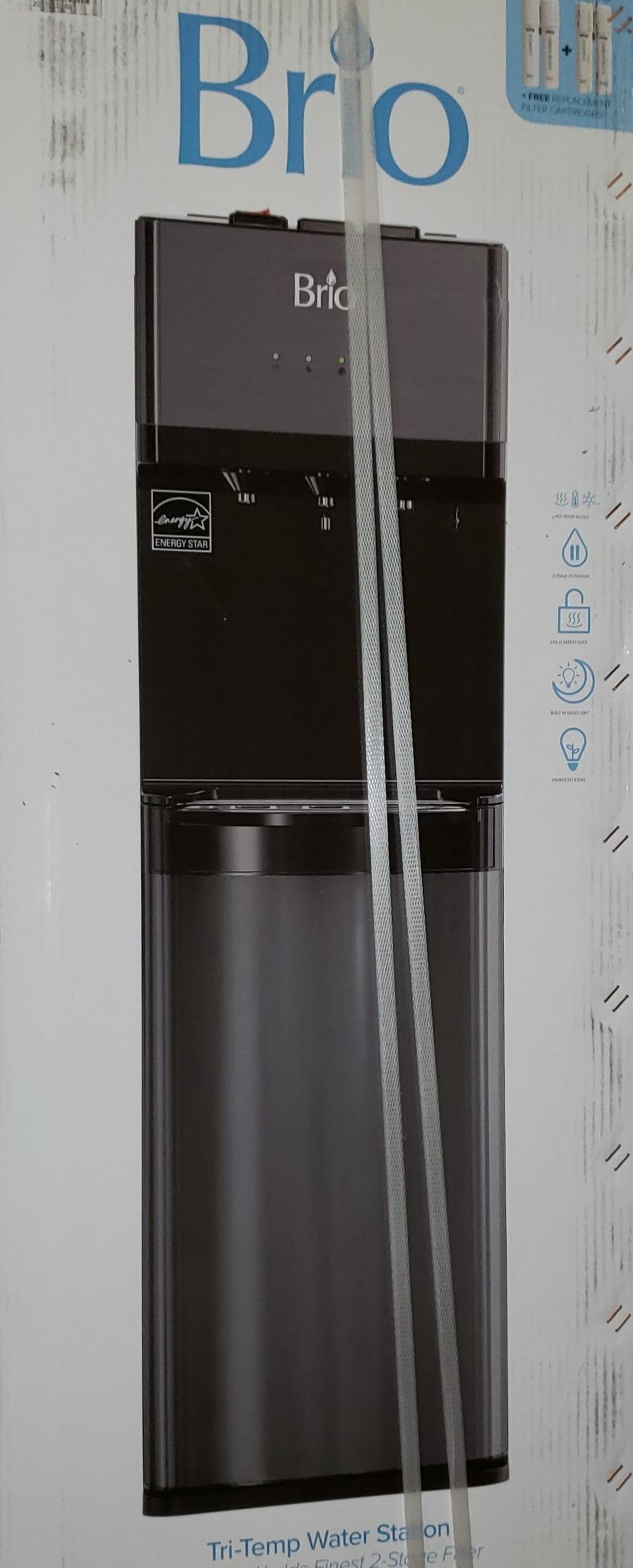 Brio 520 UV Self-Cleaning Bottleless Water Cooler Dispenser, UL Certified | Built-in 2 Stage Filtration (2 Free Replacement Filters Included) Reduces PFAS & Microplastics | 3 Temp (Hot Cold, Room) customer photo 1