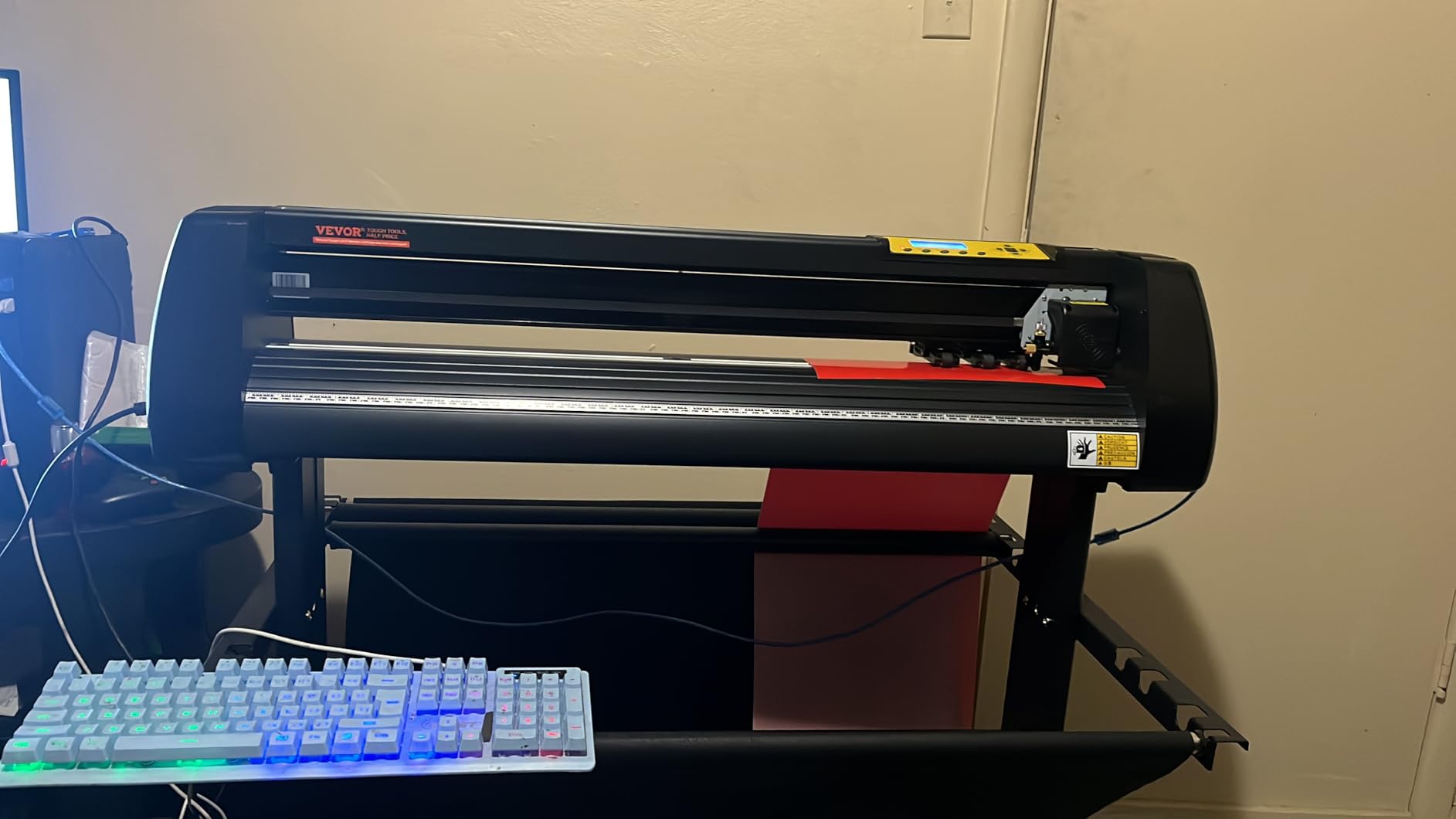 VEVOR Vinyl Cutter Machine 34 inches Bundle Manual Vinyl Plotter Cutter customer photo 2