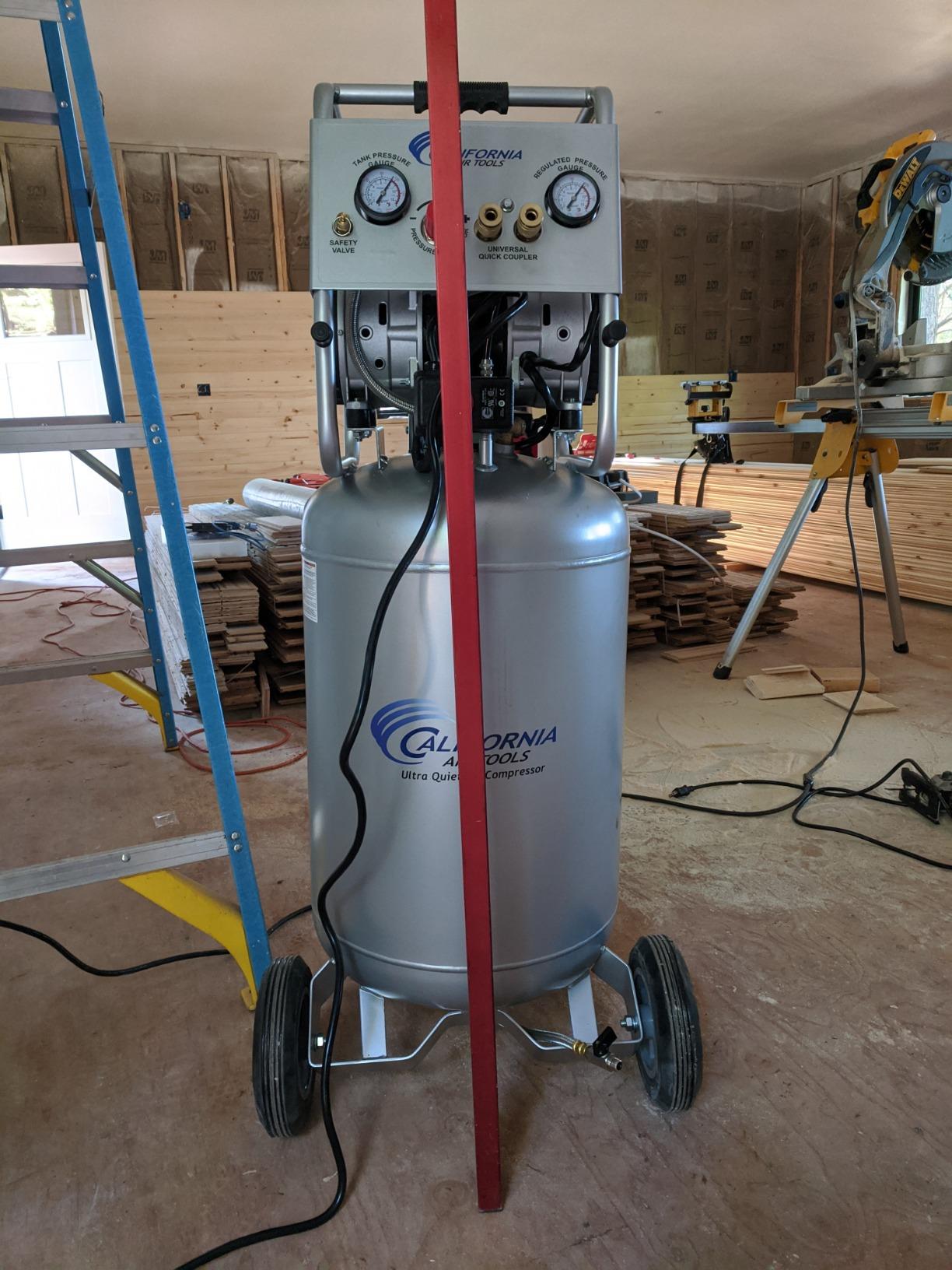 California Air Tools 20020 2.0 HP Ultra Quiet and Oil-Free Air Compressor with Wheels, 20 Gallon Tank Capacity, 70 dB Noise Level, Electric, Portable customer photo 2