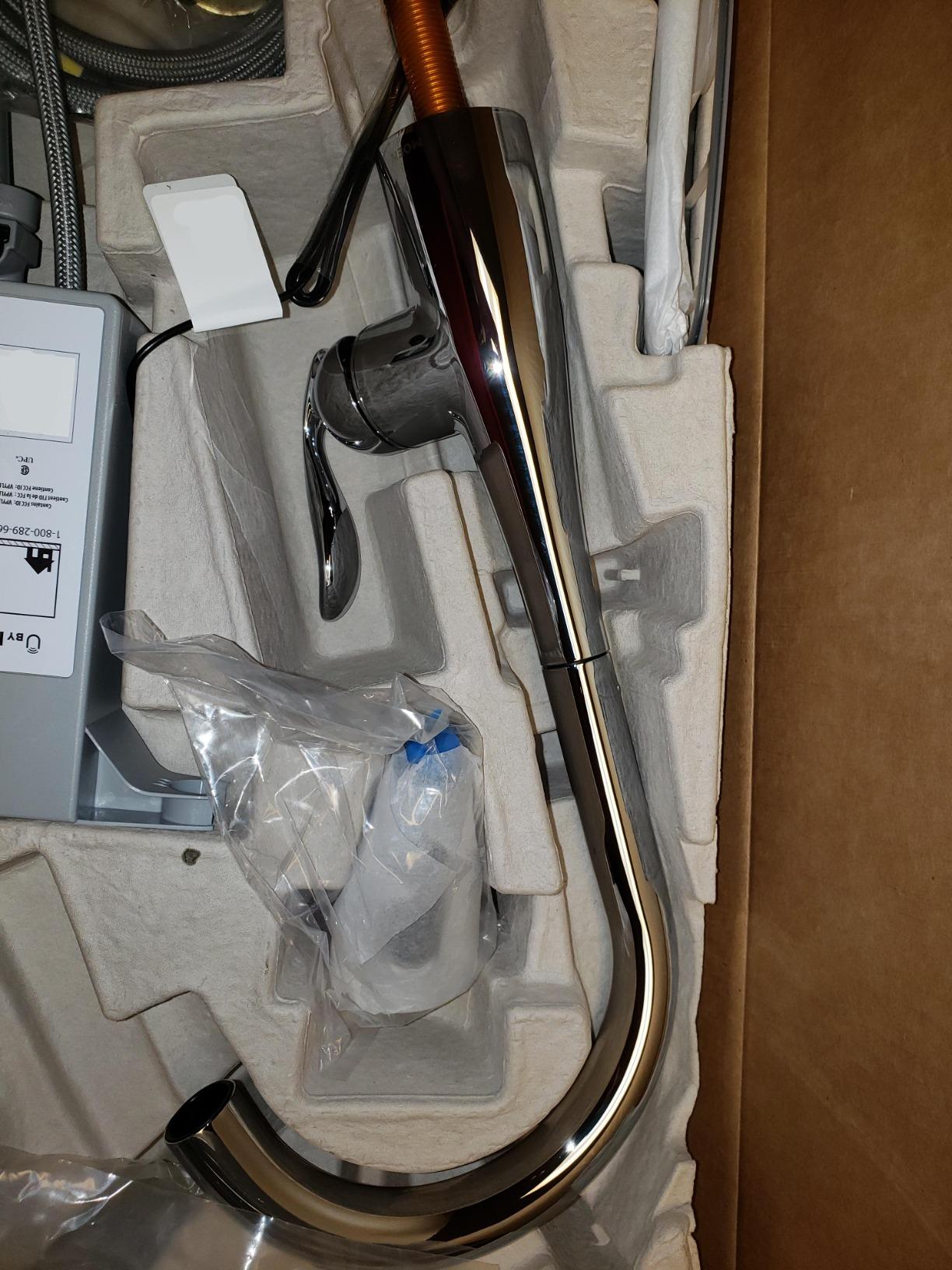 Moen 7594EVC Arbor Smart Faucet Touchless Pull Down Sprayer Kitchen Faucet with Voice Control and Power Boost, Chrome customer photo 2