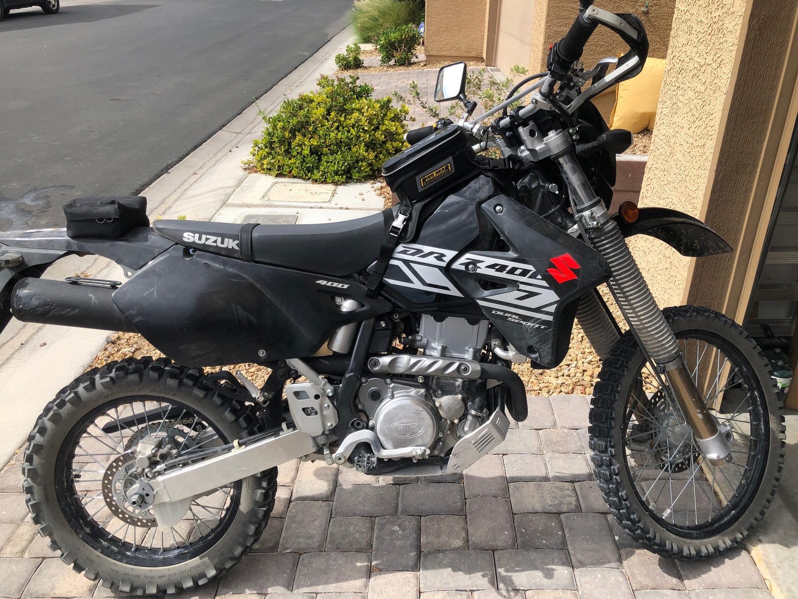 Nelson Rigg Waterproof Hurricane Dual Sport/Enduro Tank Bag, Black/Grey customer photo 1