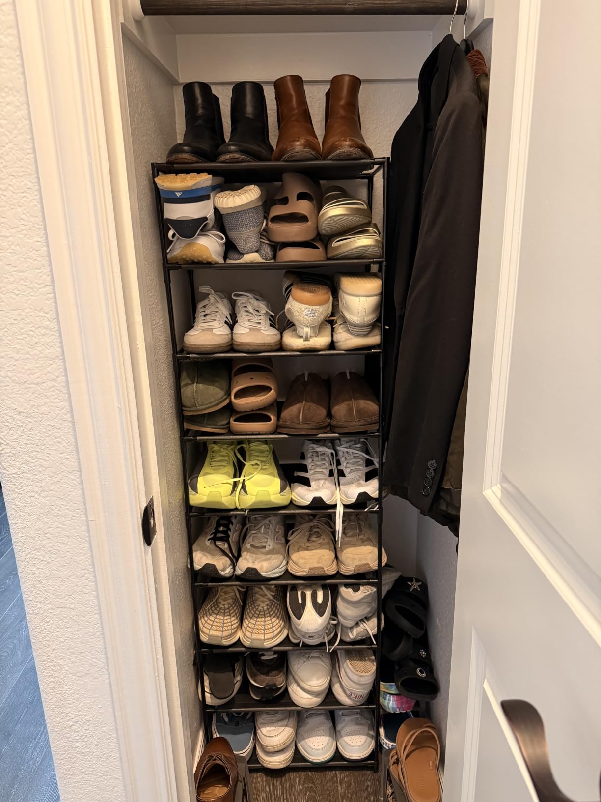 FIDUCIAL HOME 10 Tiers Shoe Rack Organizer 20 Pairs Tall Shoe Shelf customer photo 1