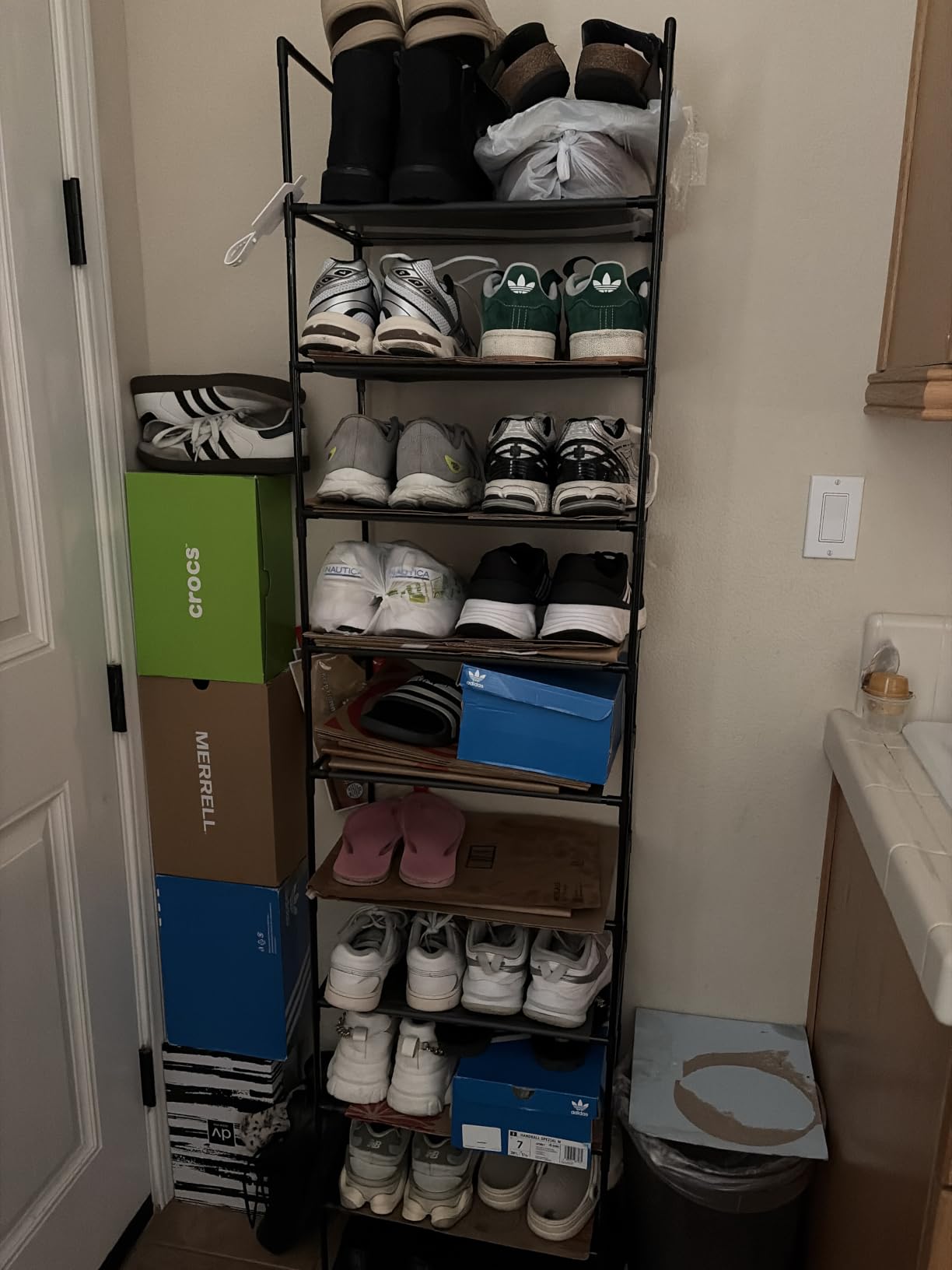 FIDUCIAL HOME 10 Tiers Shoe Rack Organizer 20 Pairs Tall Shoe Shelf customer photo 2