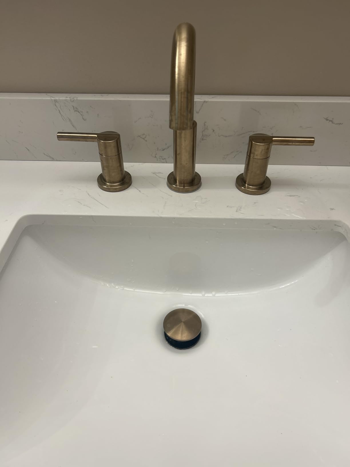 Delta Nicoli Brushed Nickel Faucet 3 Hole, 8 Inch Widespread Bathroom Sink Faucet for Vanity, Push-Pop Drain Assembly, Stainless 35749LF-SS customer photo 2