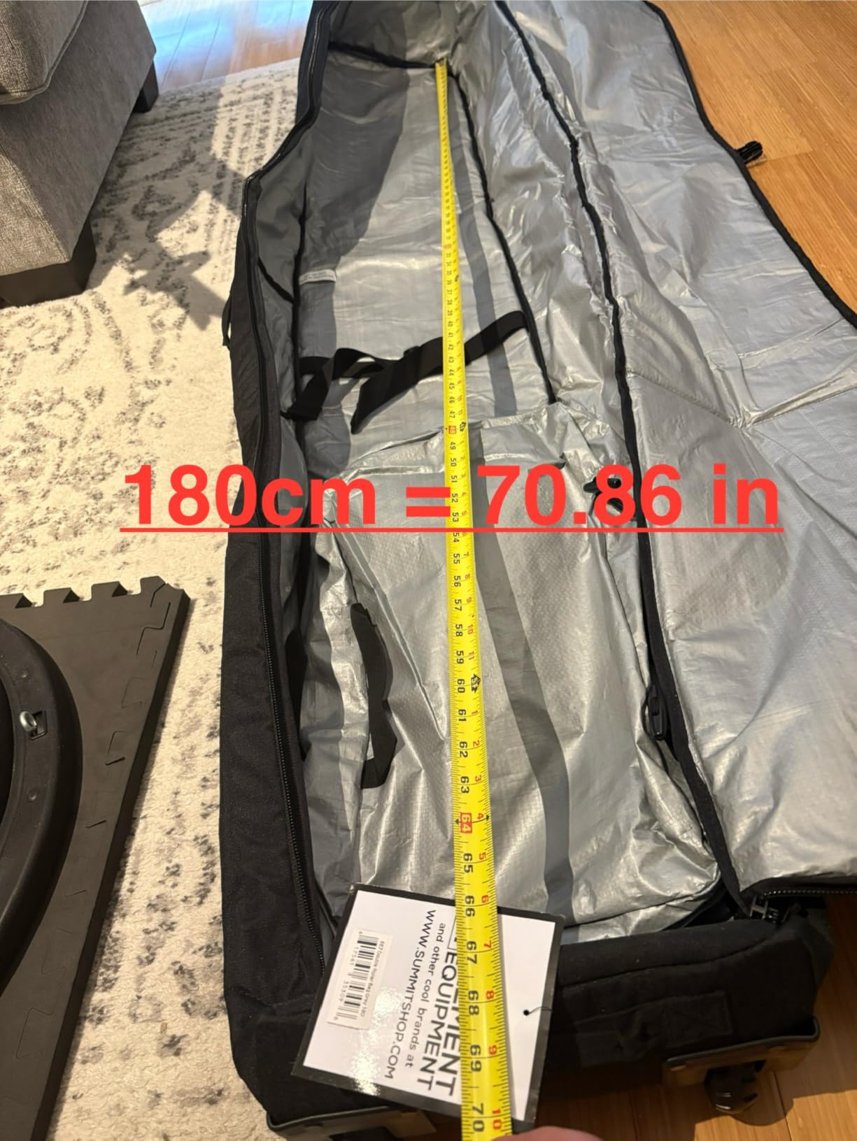Element Equipment Wheeled Padded Ski Bag Ultimate Double - Premium High End Double Roller Travel Bag customer photo 1