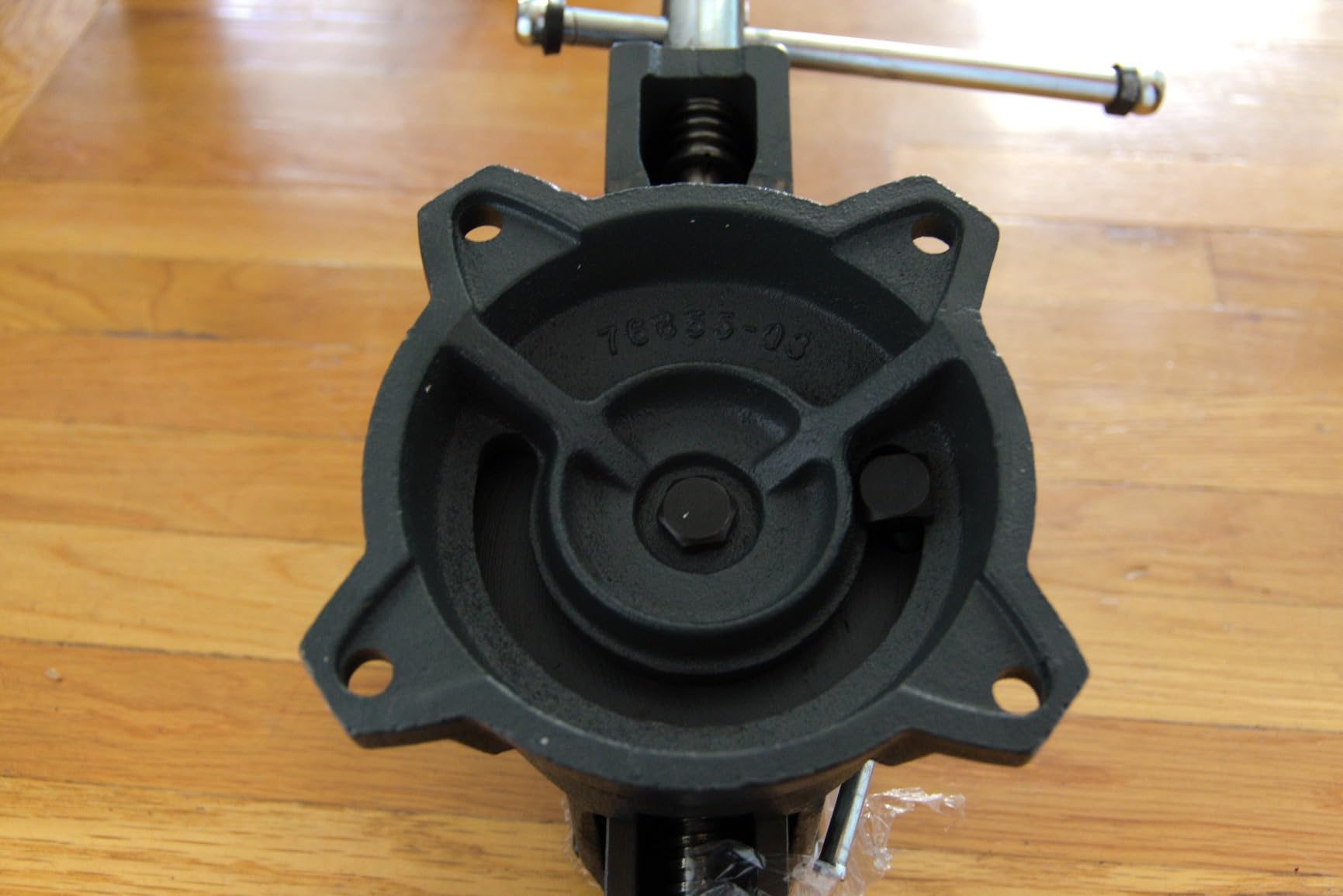 Forward CR80A 8 Inch Bench Vise Heavy Duty with Anvil and 210° Swivel Base | 12,000 LBS Clamping Force | 8