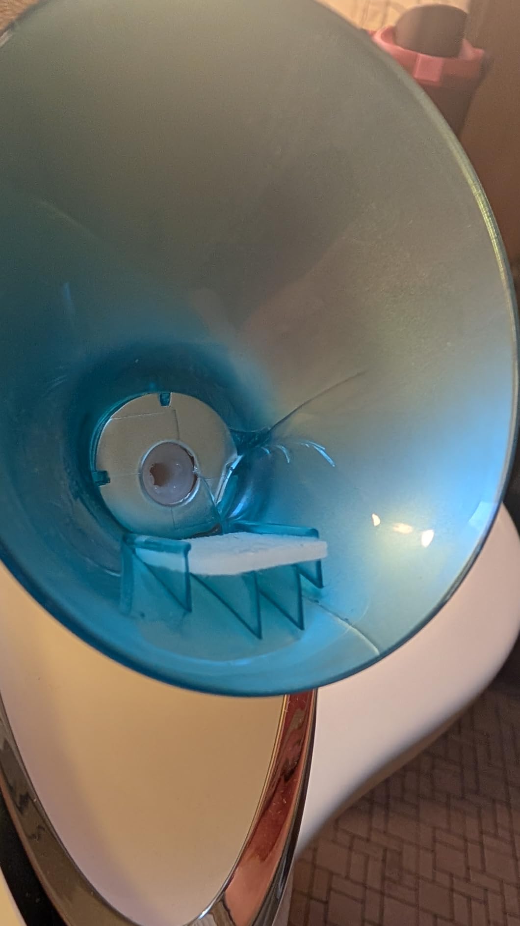 EZBASICS Facial Steamer, Nano Ionic Warm Mist for Facial Deep Cleaning Blue customer photo 2