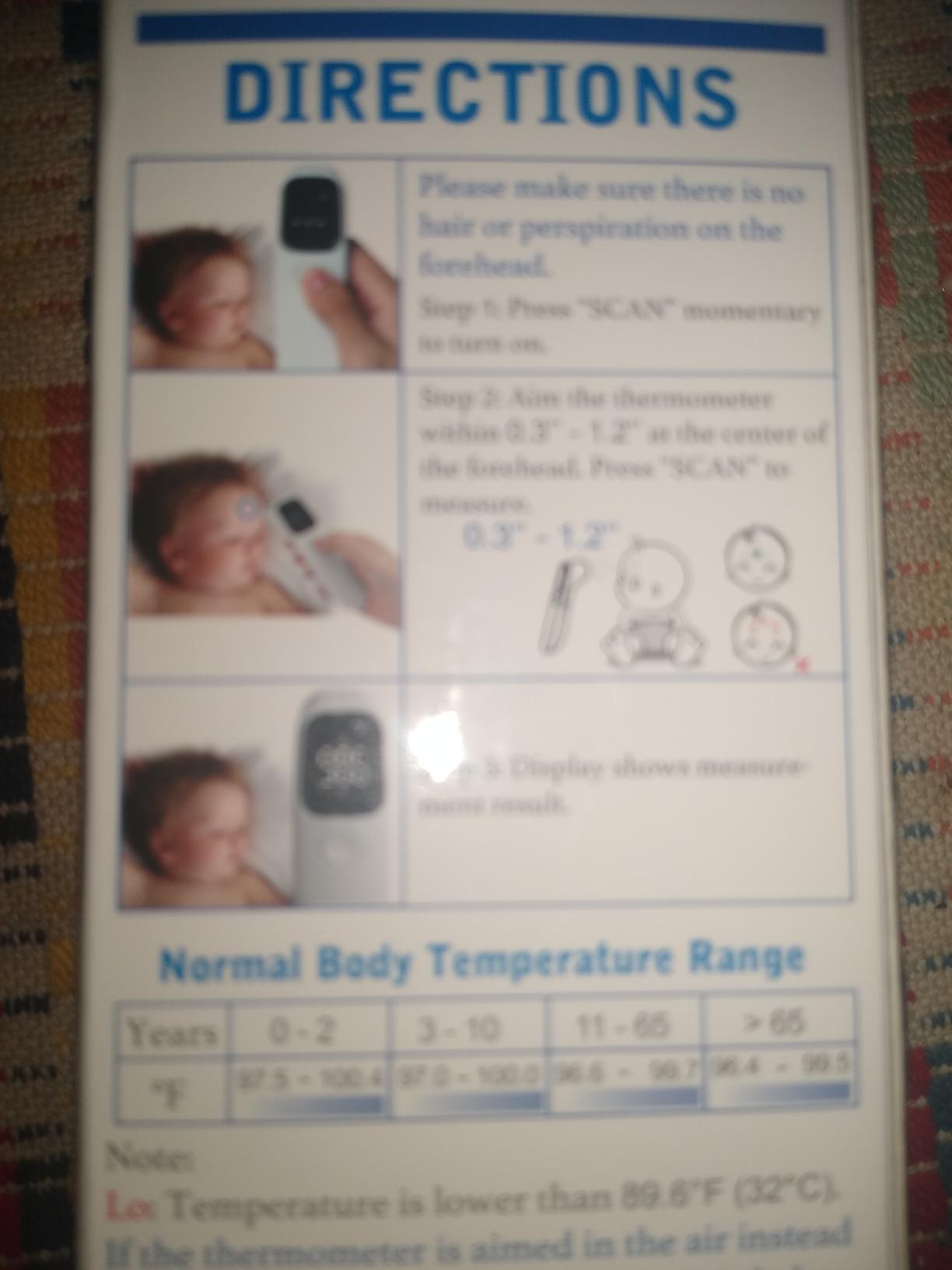 Medical Grade No-Touch Forehead Thermometer customer photo 2