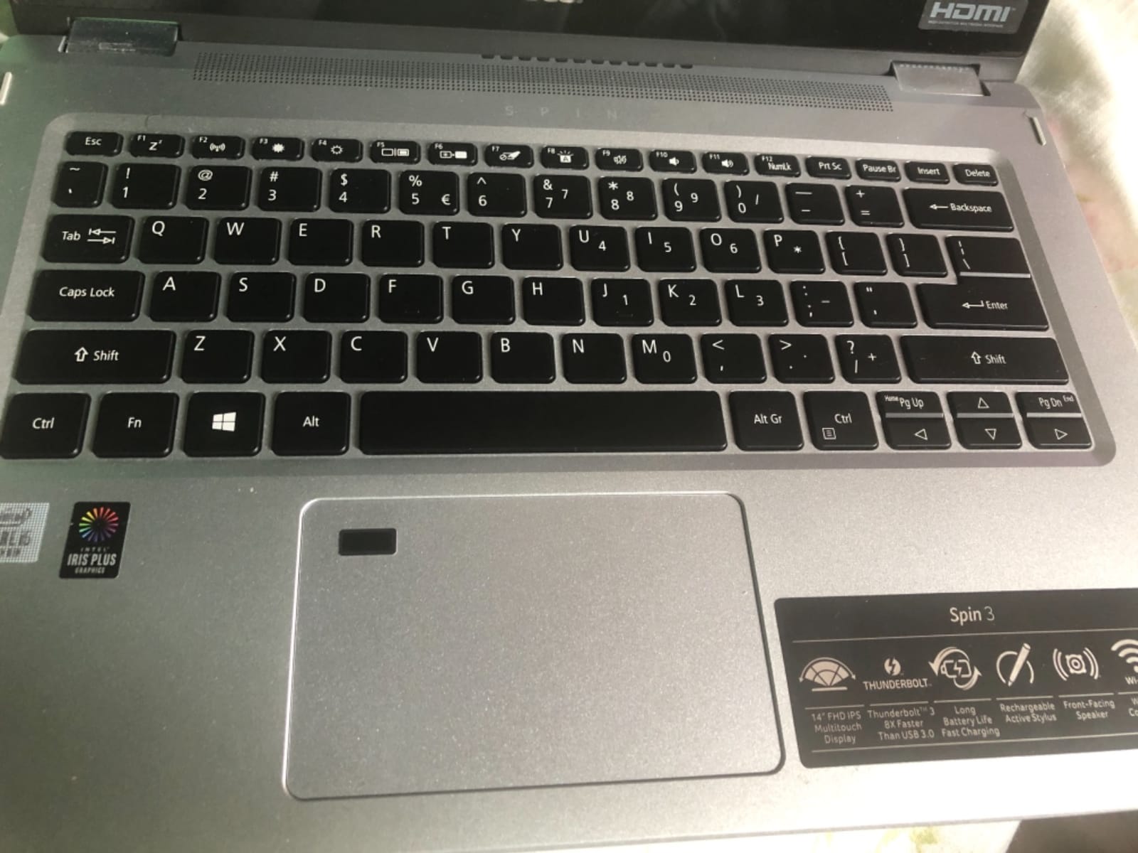Acer Spin 3 Convertible Laptop, 14