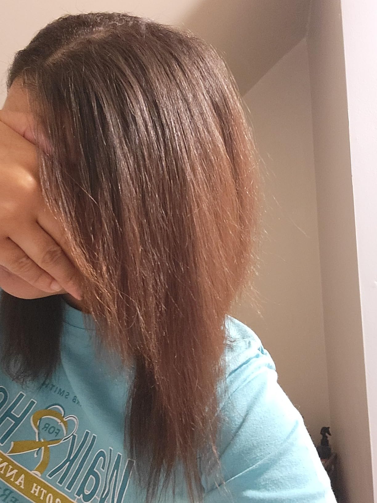L'ANGE HAIR Le Vite Straightening Brush | Heated Hair Tool for Smoother, Frizz-Controlled Look | Dual-Voltage Hot Brush Straightener for Effortless Styling & Shine | Ceramic Standard Size (Blush) customer photo 2