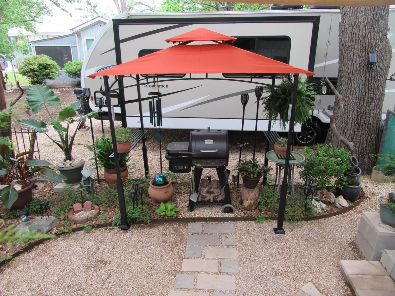 ABCCANOPY 8x5 Grill Gazebo BBQ Shelter with 2 LED Lights, Dark Gray customer photo 1