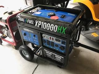 DuroMax XP10000HX 10,000-Watt Dual Fuel Portable Generator - Gas & Propane, Electric Start, Whole Home Power Backup, Transfer Switch Ready, RV & Emergency Ready customer photo 1