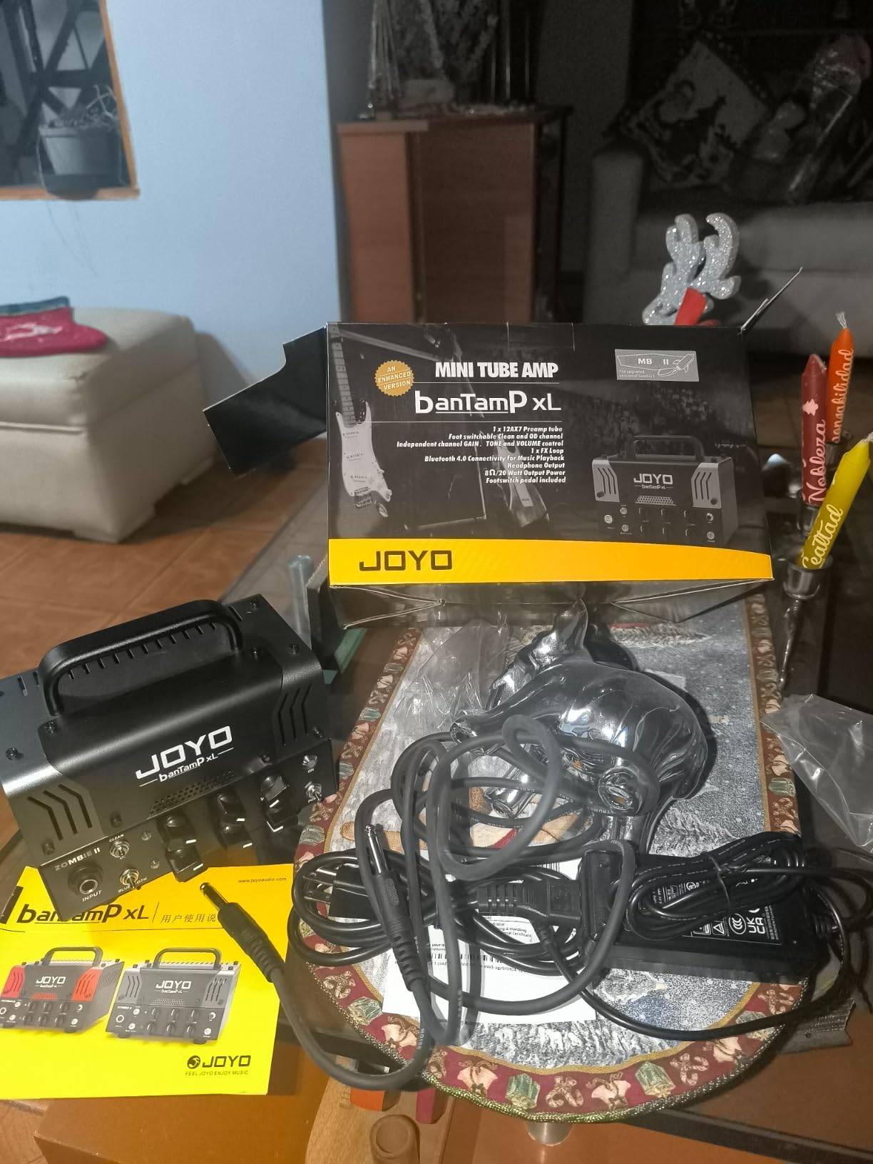 JOYO Zombie-II BanTamp XL Series Mini Amp Head 20W Hybrid Tube 2-Channel Guitar Amplifier with Bluetooth (No Sound, Need Extra Speaker) customer photo 1