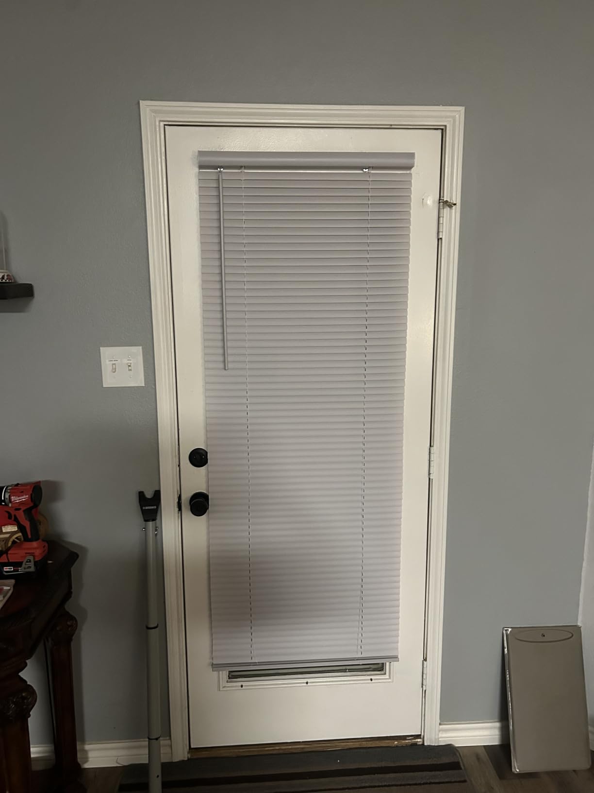 Cordless Light Filtering GII Morningstar Window Blind, 34 x 64 in, Woodtone customer photo 1