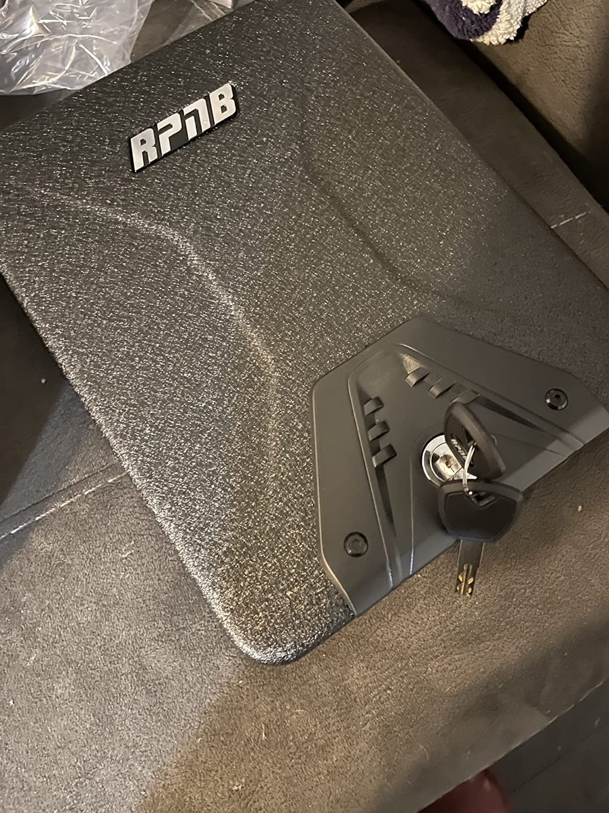 RPNB Car Gun Safe,Portable Gun Lock Box,Small Pistol Safes,Handgun Safe customer photo 2