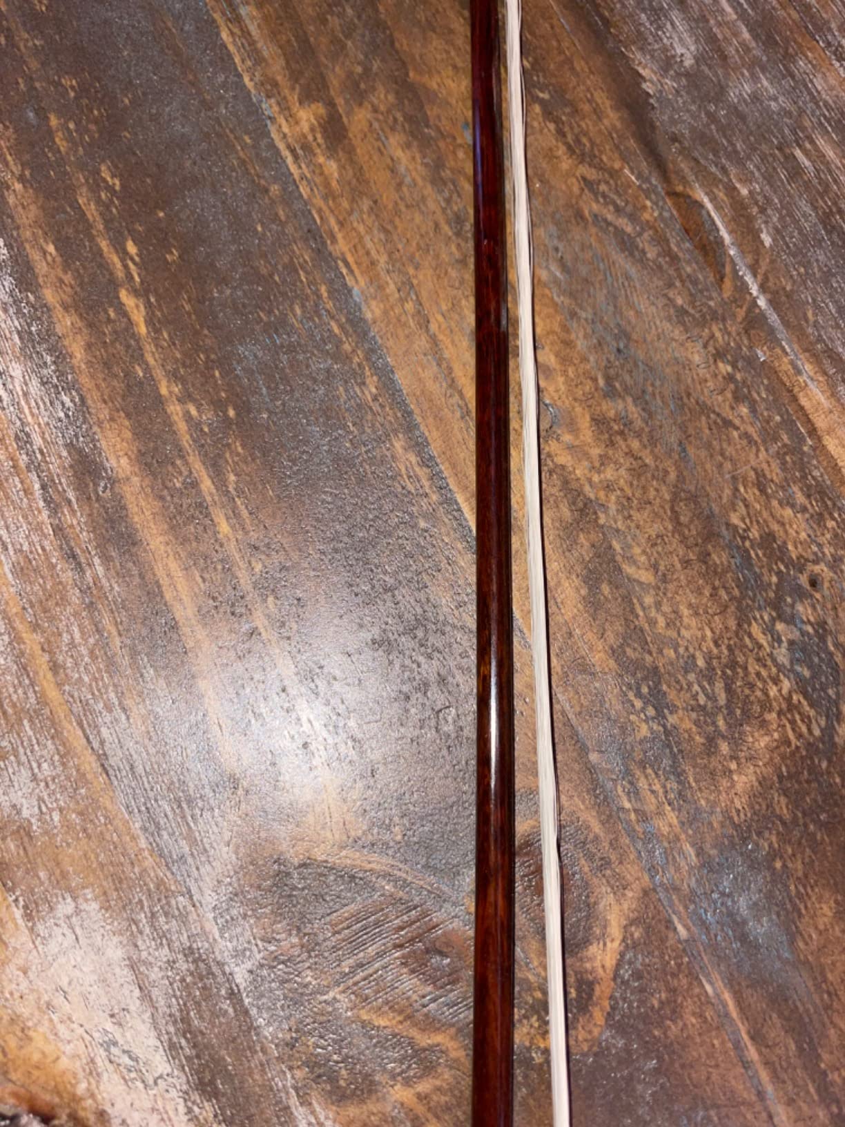 Yinfente Violin Bow 4/4 Full Size Snakewood With Pearl Eye Natural Bow Hair Pernambuco Level, Stiff & Well Balanced,Violin Bow Full Size For Violinists & Fiddlers of All Skill Levels customer photo 2