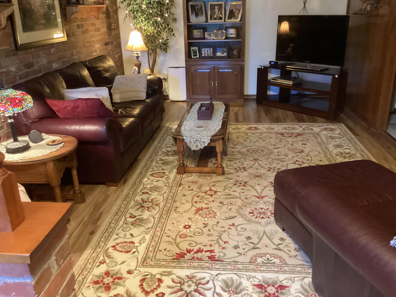 SAFAVIEH Lyndhurst Area Rug 8x10 Large, Beige & Ivory LNH212D customer photo 2